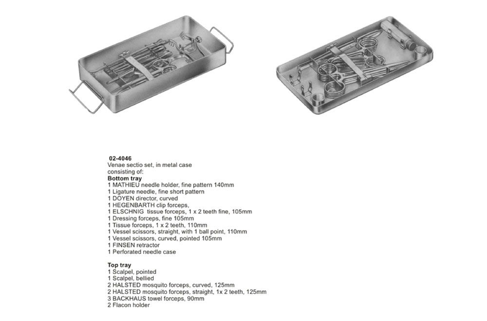 Suturing Instrument Set, Pocket Instrument Set